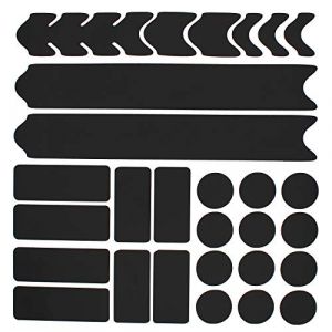 AlphaShield K099 K100 Film de protection autocollant pour cadre de vélo en carbone pour VTT BMX, noir mat (Finest-Folia, neuf)