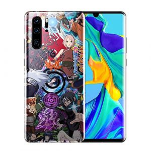 MACOQUEPERSO - Coque Silicone Compatible avec Le Huawei P30 - Personnages Kakashi, Sasuke Ninja Manga | Housse Silicone antichocs (Ma Coque Perso (Vendeur Fran&ccedil;ais), neuf)