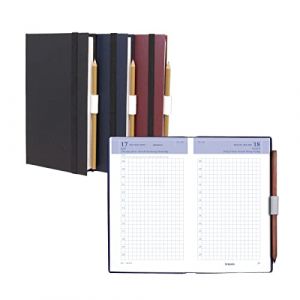Agenda Chantier BREPOLS - 1 jour par page 14.5x8.5 cm avec crayon - 2026 (FOURNITURE DISCOUNT, neuf)
