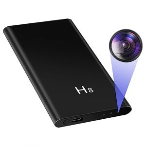 Mini Camera Espion, 1080P HD Camera Cachee Discrete 5000mAh Power Bank Micro Cam&eacute;ra Espion Enregistrer 20+ Heures avec Vision Nocturne et Detecteur de Mouvement (M-ONE, neuf)