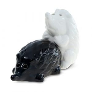 Salière et Poivrière Amusantes en Porcelaine - Distributeur d'Épices Impertinent - Cadeau de Pendaison de Crémaillère, de Mariage, d'Anniversaire pour les Couples (Hérissons) (alexpura, neuf)