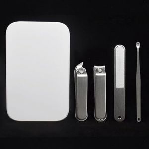 Coupe ongles (4 pièces), En acier inoxydable avec coupe ongles, Pour hommes, femmes, seniors, ongles durs et épais (ZISUGZ, neuf)