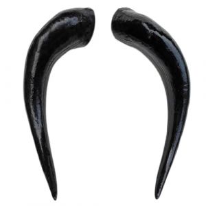 Pince à cheveux réaliste en corne de taureau noire (Glowxiaoyun, neuf)