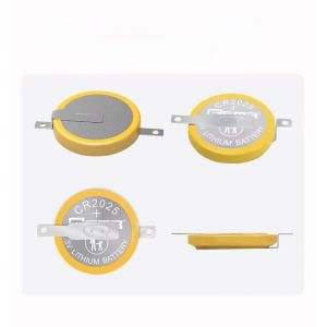 TOPALLI - Piles 3 V CR2025 Compatible pour Game Boy, Pokemon et Super Mario Pile Bouton avec cosse à souder (5) (Topalli, neuf)