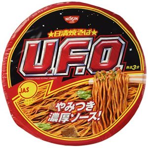 Nissin UFO, Instant Japanese Sosu Yakisoba(Pan-fried Noodles), 4.5oz(129g) x 6pcs (For 6 servings)[Japan Import] by Nissin (GJG AUDIO, neuf)