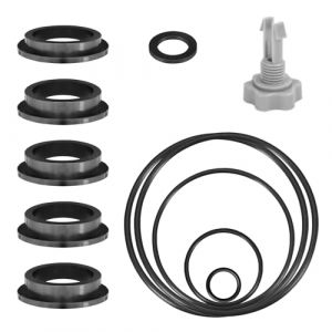 NHTJTHE Lot de 12 pièces de rechange pour filtre à sable, avec 1 valve de vidange d'air, 11 joint torique, accessoires de piscine pour joints de piscine, pompes à filtre à sable, pièces de rechange (chunwenyuan, neuf)