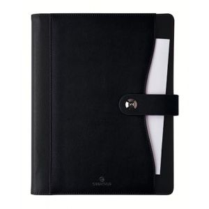 OBERTHUR - 1 Agenda Semainier de Bureau 27 DAVOS - Janvier 2026 à Décembre 2026 - Format : 22 x 28 cm - Coloris Noir - 2 Langues (Papeterie Libellus, neuf)