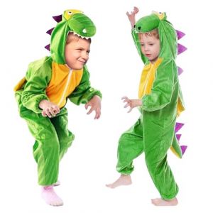 Déguisement Dinosaure Enfant, Costume Dinosaure Combinaison, Déguisement Dinosaure Garçon Filles, Pyjama Dinosaure Enfant, Costume Carnaval Dinosaure, Approprié Carnaval Cosplay Fête Déguisée (XL) (Guitao-EU, neuf)