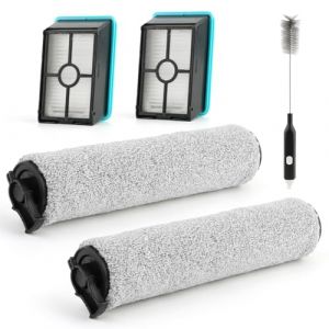 RongZy pour Bissell CrossWave HF2 Rouleau De Brosse De Rechange pour Bissell CrossWave HF2/3845N/3831 Accessoires Aspirateur, avec 2 Brosse &agrave; Rouleau,2 Filtre HEPA, 1Brosse pour R&eacute;servoir d'eau (YWLRongZy, neuf)
