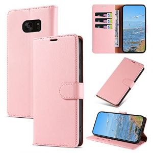 KKEIKO Coque pour Galaxy S7 Edge, Antichoc Magnetique &Eacute;tui &agrave; Rabat avec Porte Cartes, Portefeuille Housse en Cuir PU pour Samsung Galaxy S7 Edge, Rose (KKEIKO, neuf)