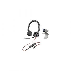 POLY Webcam Studio P5 & casque Blackwire 3325 USB-A/Jack 2 &eacute;couteurs (MICROPOLIS S.L., neuf)