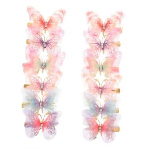 PAMINGONO 12pièces Barrettes à Cheveux Pour Femmes De Accessoires Mignons Pour Coiffures Clips Légers Pour Cheveux Fins Parfaits Pour Adolescentes Jeunes Filles (ndunk, neuf)