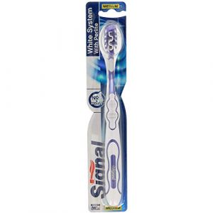 Signal Brosse à dents Medium White System Lamella avec perlite (SELFDRiNKS, neuf)