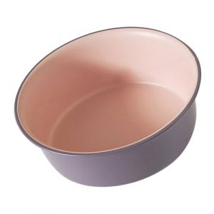 BAZEITFLOW Bassin Multi-usage pour Cuisine et Salle de Bain Lavabo Compact et R&eacute;sistant pour Lavage Trempage Rangement des Articles M&eacute;nagers L&eacute;ger et Facile &agrave; Ranger Grand Format Rose (KINING, neuf)