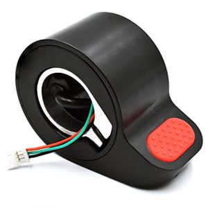 myBESTscooter - Manette d'accélération pour Trottinette électrique Xiaomi M365 1S Essential Pro 2 Model 3 (Poignée en Caoutchouc Rouge) (myBESTscooter, neuf)