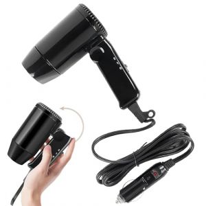 S&eacute;chante de pour les cheveux | 12v Voyage Hair-s&egrave;che-cheveux s&eacute;chage rapide, road trip doit avoir la convertible, le camion, voyage, VR, SUV (angdle, neuf)