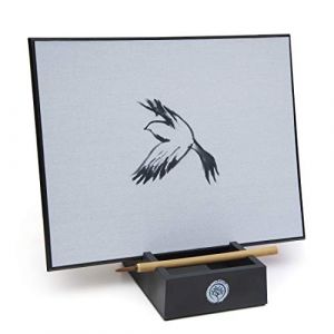 Grand tableau Zen Satori – Peinture à l'eau, pratique de la méditation et de la pleine conscience, comprend (3) pinceaux à eau, fournitures de peinture et d'art, planche à dessin sans encre, cadeau (LY.Lillie, neuf)