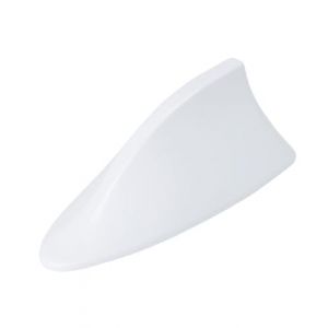 Xibao Antenne Requin Voiture,Antenne Requin,Aileron de Requin Antenne Radio Voitures FM/AM Base Étanche,Antenne Aérienne Universelle pour Voitures,Convient à la Plupart des Voitures (Blanc) (Flywing Auto, neuf)