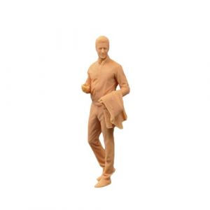 ZEDACAKAI Figurine Gentleman Man 1/43 - Figurines modernes - Mod&egrave;le miniature - GK doit &ecirc;tre color&eacute; par vous-m&ecirc;me - No4 (ZEDACA, neuf)