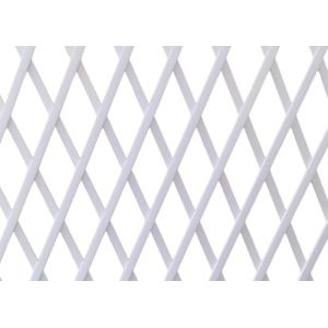 CapitanCasa Treillis PVC pour estompant extensible Brise vue Clôture Jardin Terrasse 100x100 Blanc (CapitanCasa, neuf)