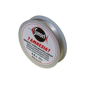 NYLON SUNSET AMNESIA 31-100 4.5Kg 10Lb 100 m BLANC (Claumar Fishing, neuf)