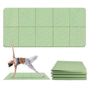 Tapis De Yoga Antid&eacute;rapant Pliable &Eacute;pais,183*61*0.4cm Portable L&eacute;ger Tapis De Gym Pilates,Tapis De Yoga Pliable,Tapis Yoga Antid&eacute;rapant Et Epais Pour Voyages(Ne convient Pas Aux Exercices Intenses) (MOTTIA FACING LIMITED, neuf)