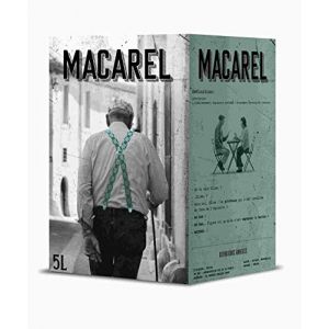 "Macarel" Vin de Table Blanc en Cubi, 5L (jemangefrancais, neuf)