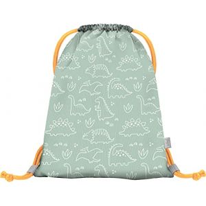 Baagl Sac de gym pour maternelle, sac de sport pour gar&ccedil;ons, filles, sac de sport pour enfants, sac &agrave; chaussures, sac de sport, Dinosaure (PRESCO GROUP A.S., neuf)