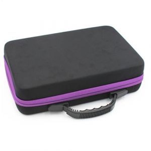 Boîte Huile Essentielle, 60 Trous Boîte De Rangement pour Huiles Essentielles 10ml 15ml, Antichoc Étui De Transport D'huile Essentielle, Organisateur De Vernis À Ongles/Huile Essentielle (wulea, neuf)