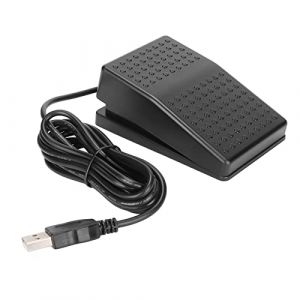 Pédale USB, Commutateur Photoélectrique à Pédale Unique, Pédale D'action de Clavier D'ordinateur Personnalisée HID, Pédale de Commutateur à Pied Unique Programmable pour Clavier, Souris, Ordinateur Po (Limouyin, neuf)