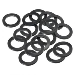 PATIKIL Joint Plat En Caoutchouc M30, Lot De 16, Diamètre Intérieur 30mm, Diamètre Extérieur 39mm, Épaisseur 3mm, Joint D'étanchéité Espaceur Pour Robinet Tuyau Raccord Boulon, Noir (PATIKIL UK, neuf)