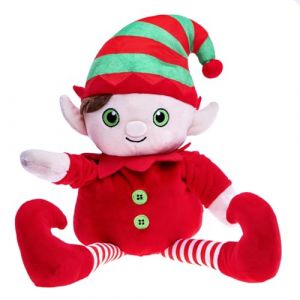 Pelucho - Bouillotte Peluche Lutin - Bien-&Ecirc;tre, Chaleur et Douceur - Micro-Ondable - Grains de Bl&eacute; et Fleurs de Lavande - Fabriqu&eacute;e en France (PELUCHO BOUILLOTTE, neuf)