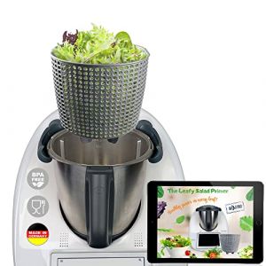 MixFino Essoreuse à Salade pour Thermomix TM7, TM6 & TM5 - Panier Essoreur 2-en-1 Grande Capacité pour Salade Croquante et Cuisson Vapeur - Accessoire Indispensable MixFino (MixFino, neuf)
