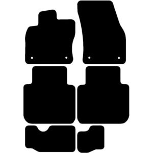 Kovvar Tapis en Caoutchouc Duogrip Compatible avec Volkswagen Tiguan 2016-2024 Correspondant &agrave; la Version: Tiguan Allspace | 7 si&egrave;ges (Kovvar, neuf)