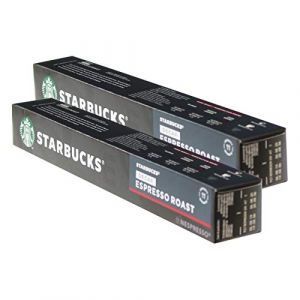 Starbucks Decaf Espresso Roast, lot de 2, compatible Nespresso, 20 capsules (AbcMarket, neuf)