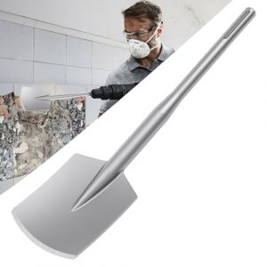Foppla Lot de 2 pelles à boue, SDS Max, 450 x 110 mm, pour perceuse, marteau perforateur, burin, mallette en plastique, peut être utilisée pour soulever du gravier, du sol gelé et de l'asphalte (QUGUOMAO, neuf)