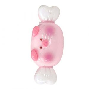 Yechiry Pinces &agrave; Cheveux de Dessin anim&eacute;, 1,4 X 3,3 Cm, Mini Cochon Blush en Forme de Bonbon, Adorable Design Animal, R&eacute;sine Plastique S&ucirc;re, Accessoires de Coiffure pour Enfants (Recrearts, neuf)