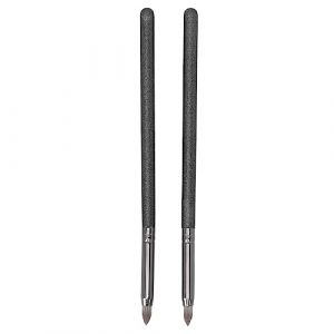 Lacrimal Sulcus Concealer Brush 2PCS V en forme de fibre de cheveux sous les yeux pinceau anti-cernes pour les cernes imperfections maquilleuse professionnelle femmes voyage maison (Haedaxua, neuf)