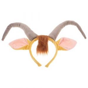 OSALADI Serrage-T&ecirc;te Cornes de Taureau en Peluche Jaune Marron Bandeau Oreilles D&rsquo;Animal Doux pour Cosplay et D&eacute;guisement Halloween Accessoire Costume F&ecirc;te Gar&ccedil;on et Filles et Adulte (Original MJW, neuf)