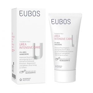 Eubos Crème pour les mains 5% d'urée pour peaux sèches - Dermatologiquement confirmée dermatologiquement - Améliore la capacité d'hydratation de la peau - Crème de soin spéciale - 75 ml (Loxodonton, neuf)