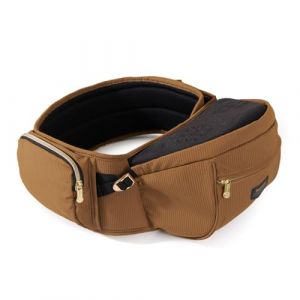 SUNVENO Porte-b&eacute;b&eacute; ergonomique pour b&eacute;b&eacute;, assise antid&eacute;rapante, ceinture r&eacute;glable, porte-b&eacute;b&eacute; confortable avec si&egrave;ge et poches, porte avant pour nouveau-n&eacute; jusqu'&agrave; 20 kg, marron (SUNVENO Eu, neuf)