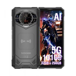 DOOGEE S200 X 5G Telephone Portable Incassable, 6.72" FHD+120GHz, 32GB RAM+ 512GB ROM, Cam&eacute;ra AI 100MP+20MP Vision Nocturne, NFC, AMOLED 1.32'Arri&egrave;re Ecran, Robuste Android 14 Smartphone Noir (LISA GRANTWU, neuf)