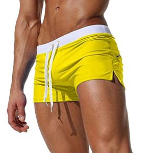 G&eacute;n&eacute;rique Maillot de Bain Homme Short de Bain Boxer de Bain Homme Cale&ccedil;on de Bain Piscine S&eacute;chage Rapide Short de Plage Shorty avec Poche Zipp&eacute;e (SUNNSEAN, neuf)