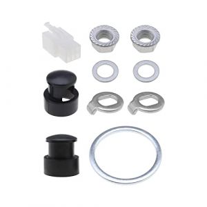 VGOL 1 Jeu Écrous de Moteur Moyeu de Vélo Électrique Rondelles de Sécurité Blocage de Roue Vis Boulon d'essieu Moteur pour Moteurs 250W-500W avec Arbre 12mm (VGOL, neuf)