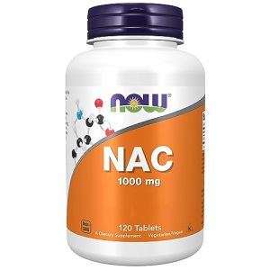Now Foods, NAC (N-Acetyl Cysteine), 1.000mg, 5 Jours de Réserve, Complément Alimentaire, 120 Comprimés végétaliens, Testé en Laboratoire, Sans Soja, Sans Gluten, Végétalien (NaturProdukte, neuf)