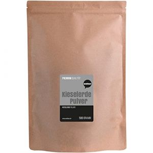 Wohltuer Poudre de terre de diatomée 500 g de qualité alimentaire + terre de diatomée naturelle pour complément alimentaire (Special-Fitness, neuf)