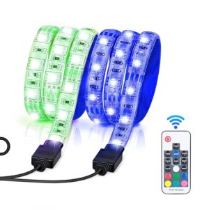 SUNJULY Bande Lumineuse LED pour Scooter &Eacute;lectrique, 30 LED RGB Avec T&eacute;l&eacute;commande, Pliable &Eacute;tanche pour Skateboard Scooter F&ecirc;te et D&eacute;coration Int&eacute;rieure et Ext&eacute;rieure pour Xiaomi M365/M365 pro (easy Reach Sheng, neuf)