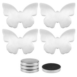4 Pièces Poids de Nappe Magnétique, 53g Poids Nappe de Table Exterieur, Poids pour Nappe, Poids de Nappe en Acier Inoxydable Extra Lourd pour Exterieur, Pique Nique, Fête, Jardin, Intérieur (zhangyongjian g, neuf)