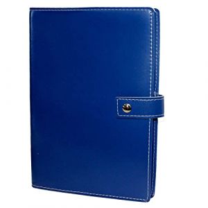 Tradineur A-Z List téléphonique avec couverture en cuir, répertoire téléphonique, carnet d'adresses, index alphabétique, fermeture à broche, 22 x 15 cm, couleur aléatoire (TRADINEUR, neuf)