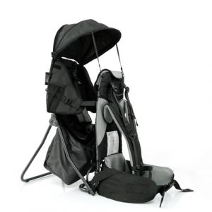 FA Sports Lil'Boss Porte-bébé avec pare-soleil Gris/noir 50 x 38 x 90 cm (sportaddicts eu, neuf)